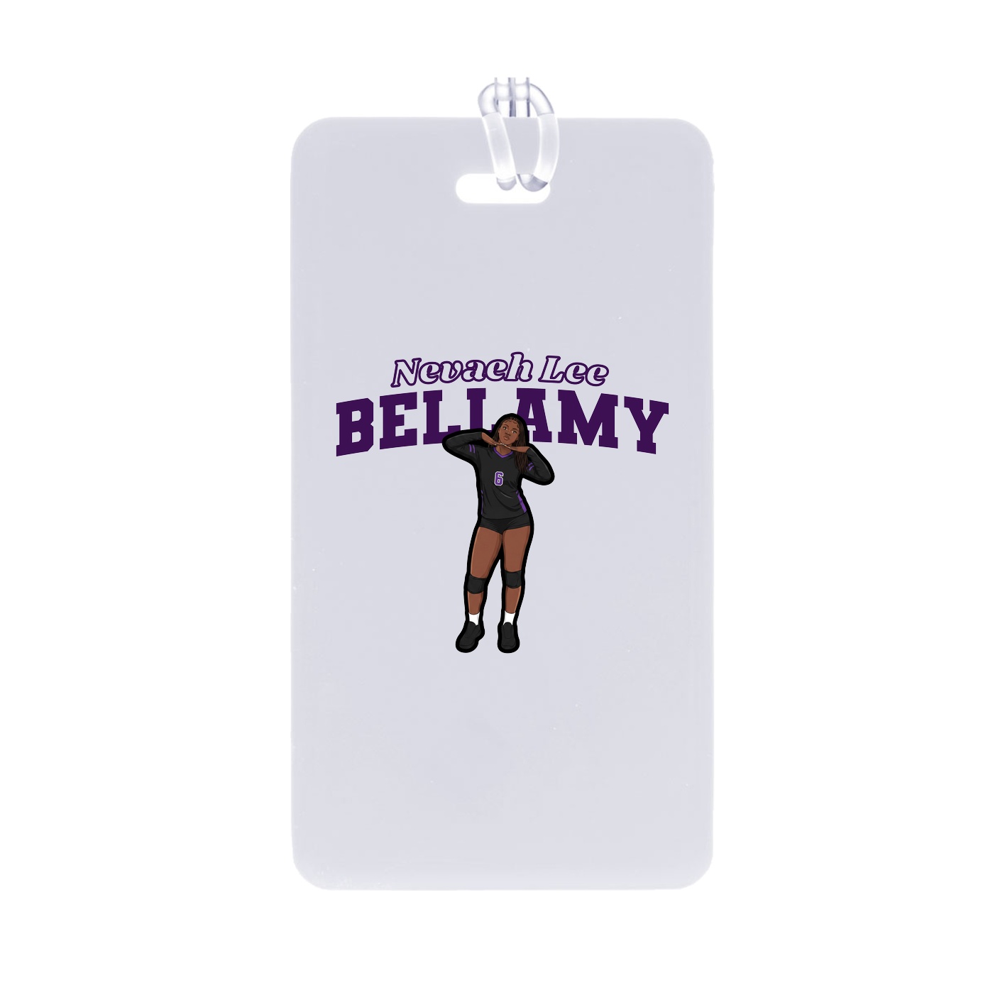 Bag Tag — Name Arch in Classic