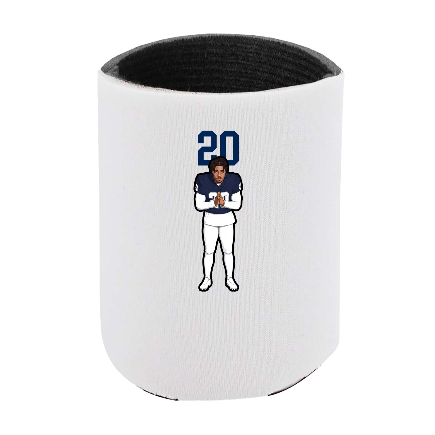 Can Holder — Number Top in White
