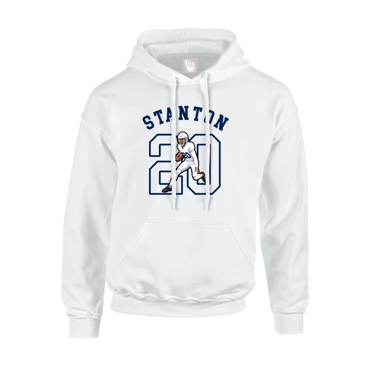 Hoodie — Shirsey Arch in White