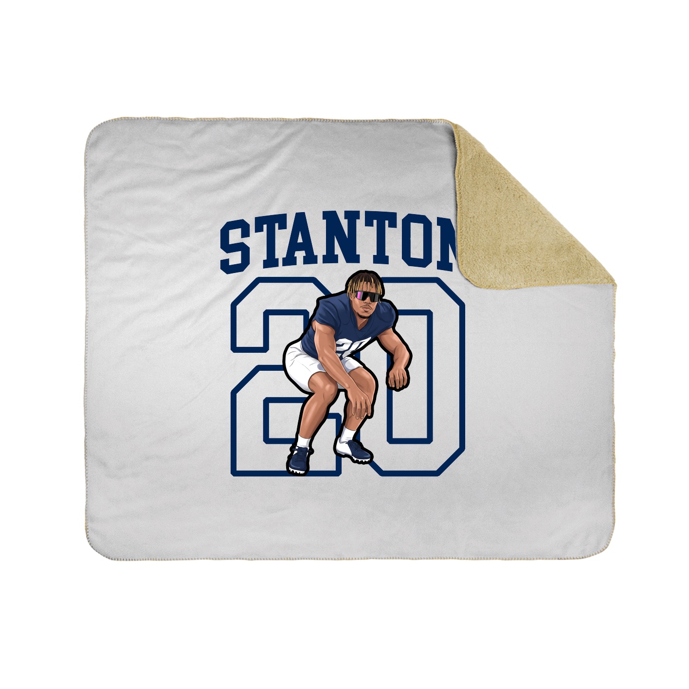 Throw Blanket — Shirsey in White