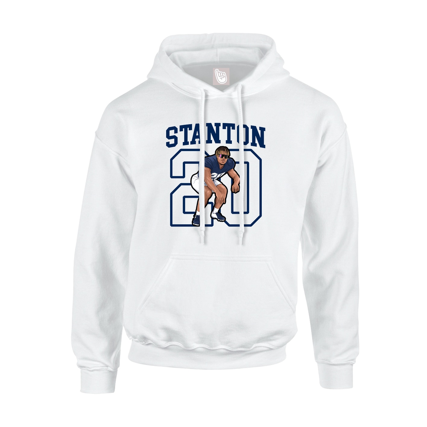 Hoodie — Shirsey in White