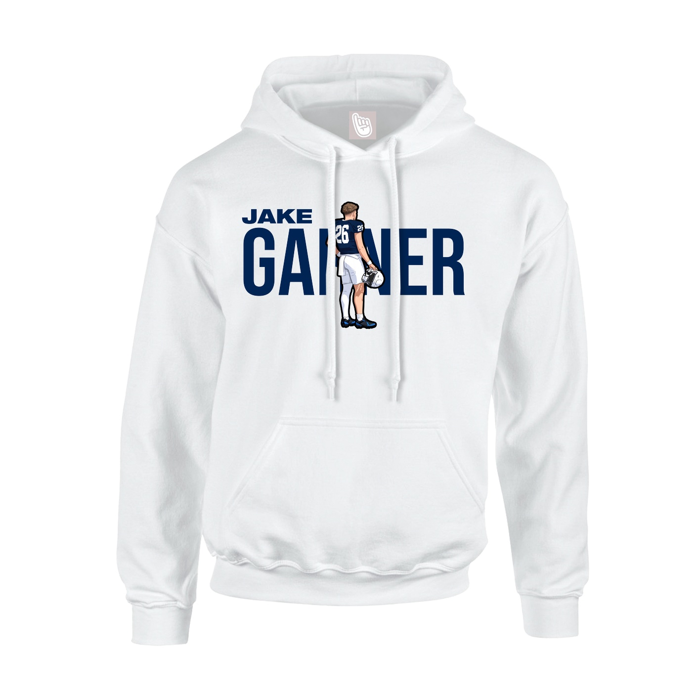 Hoodie — Player Name in White