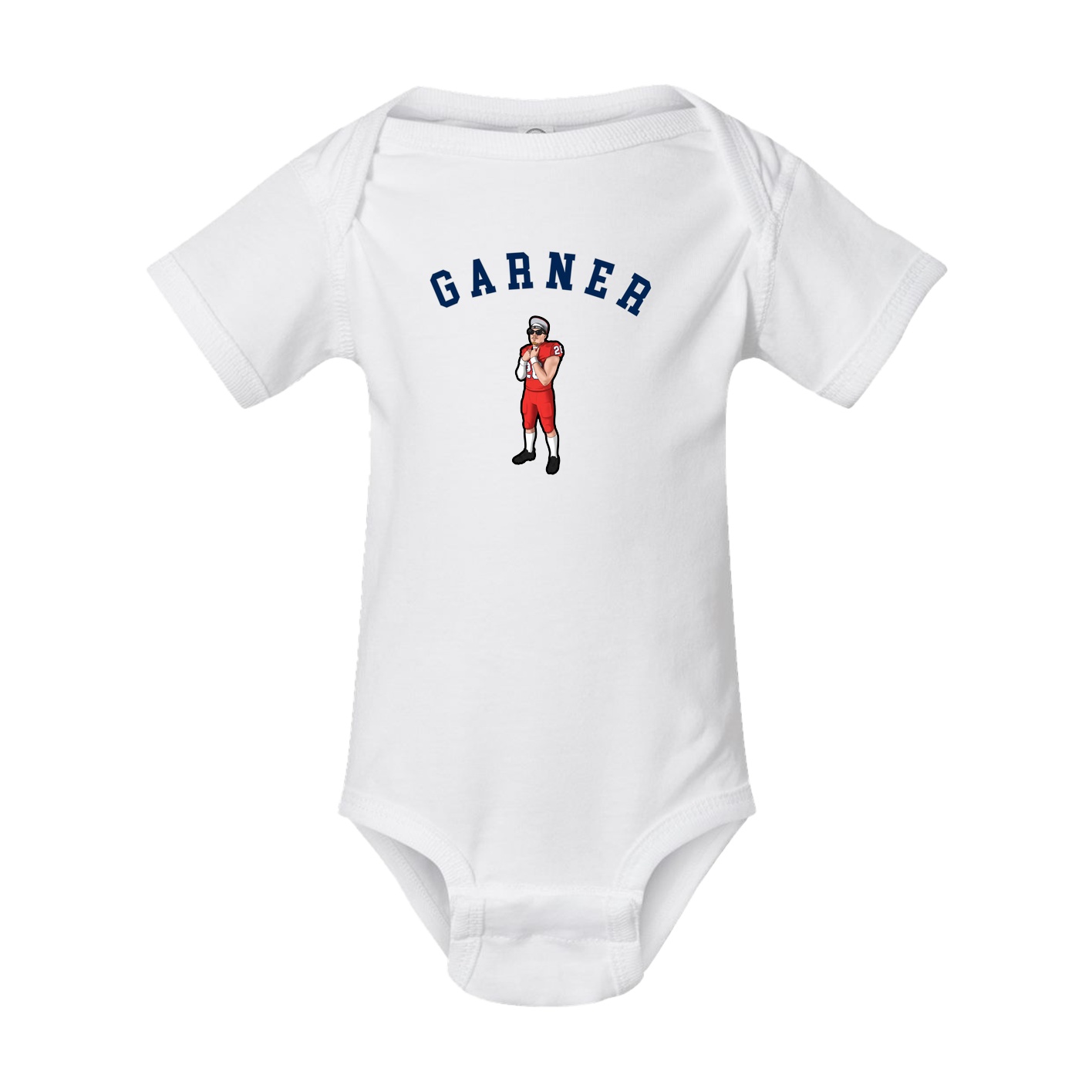 Baby Onesie — Shirsey Arch in White