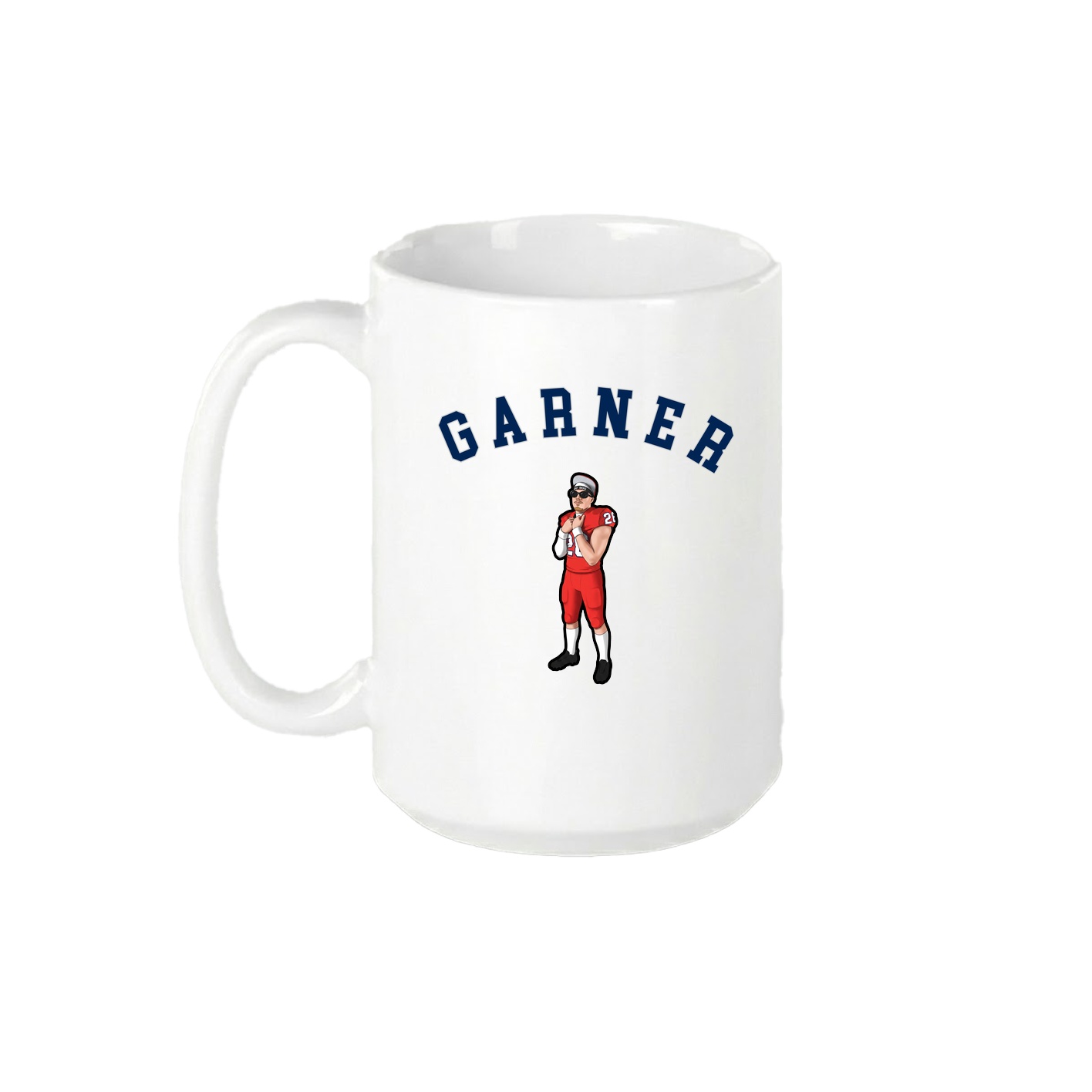 15oz Coffee Mug — Shirsey Arch in White