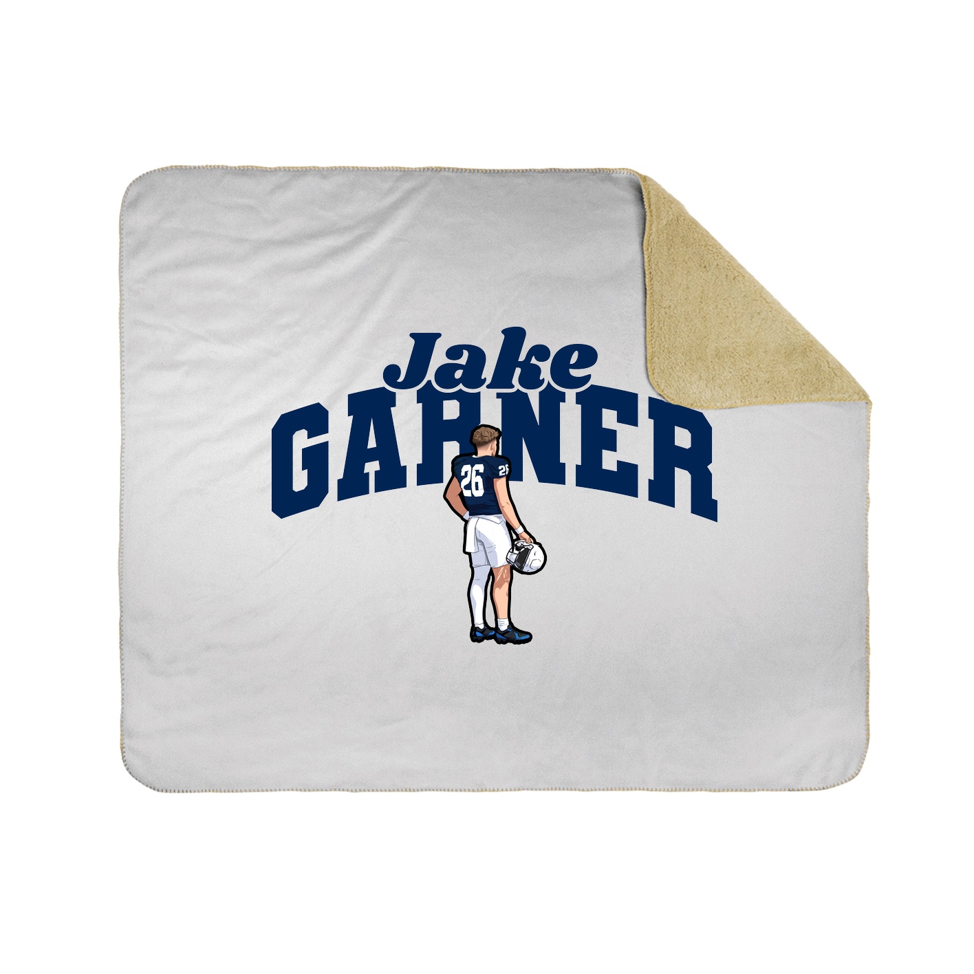 Throw Blanket — Signature Arch in White