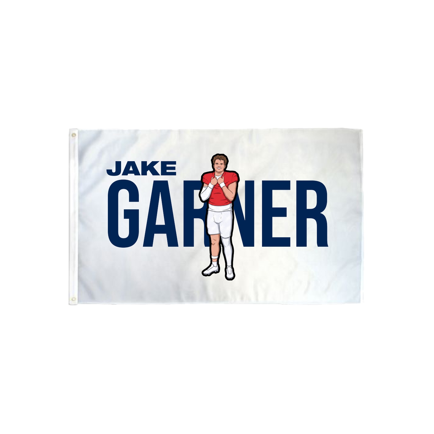 3x5 Flag — Player Name in Classic