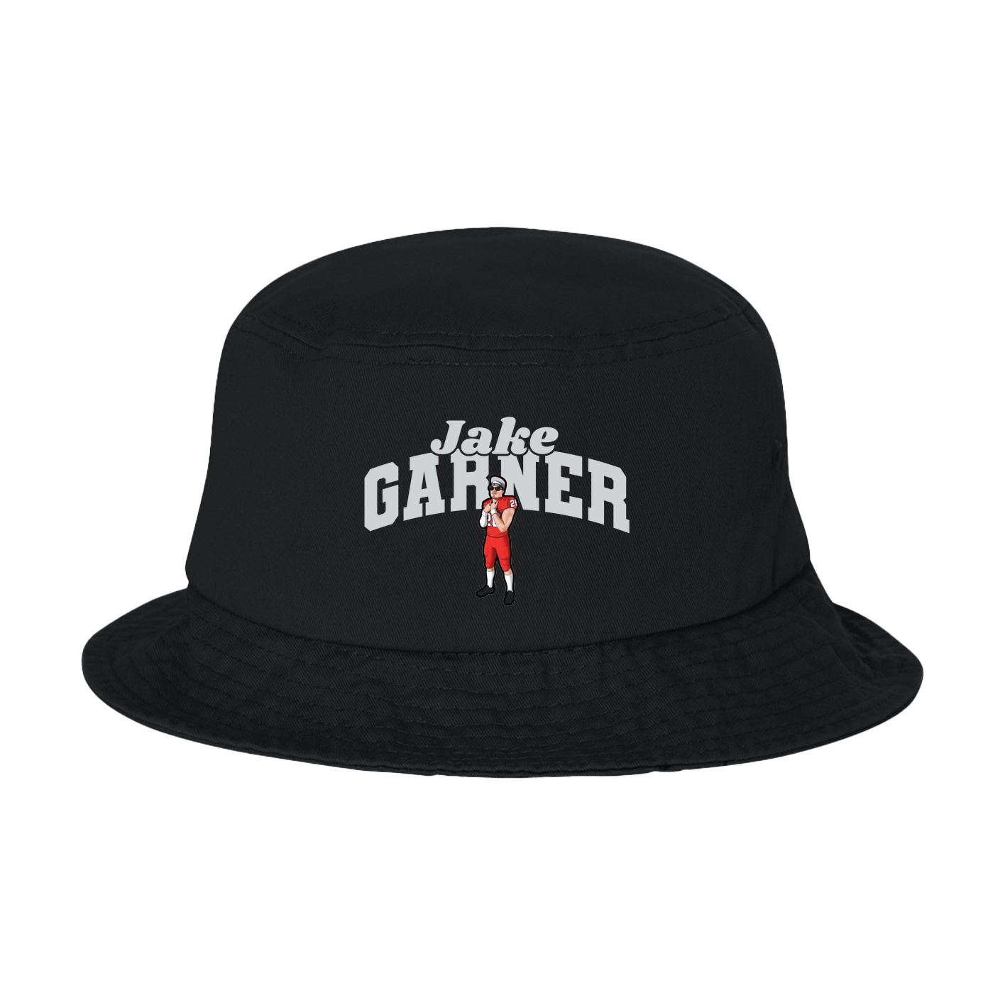 Bucket Cap — Signature Arch in Black