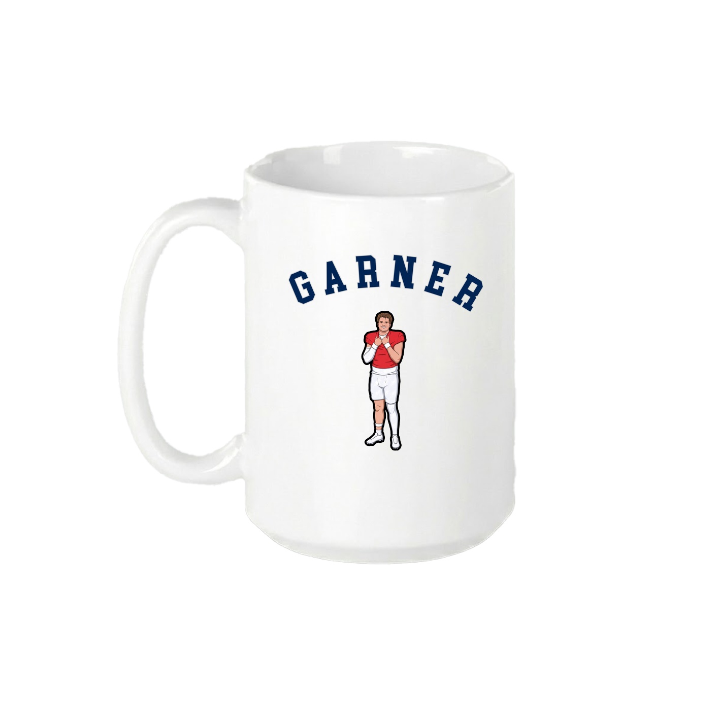 15oz Coffee Mug — Shirsey Arch in White