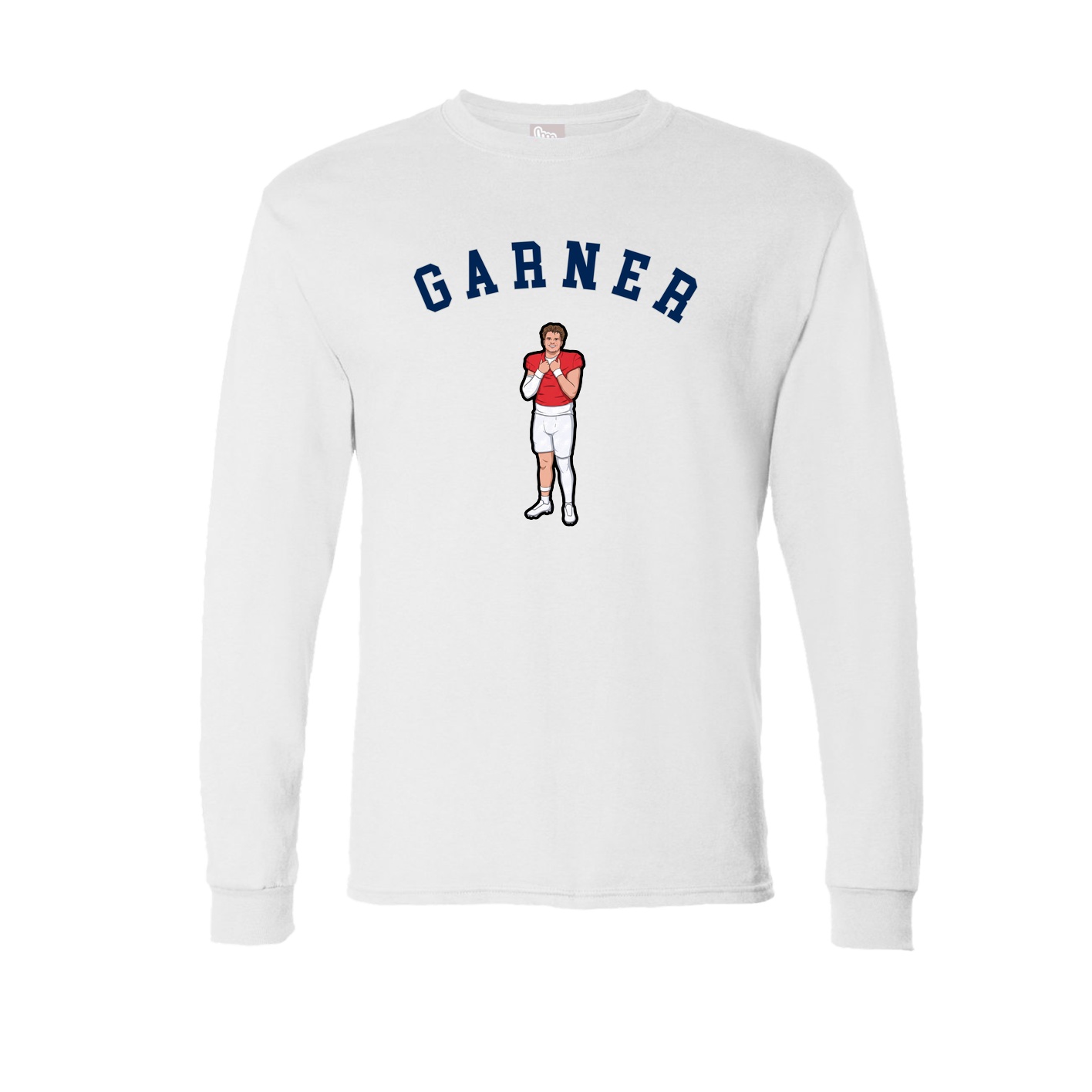 Long Sleeve Tee — Shirsey Arch in White