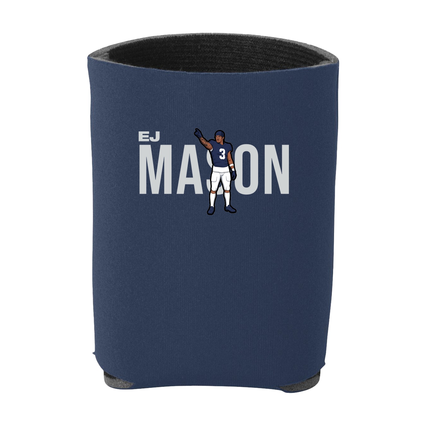 Can Holder — Player Name in Navy