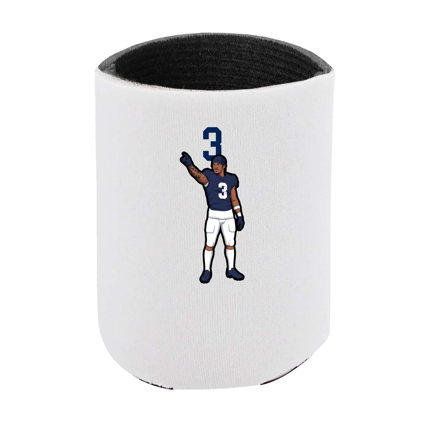 Can Holder — Number Top in White