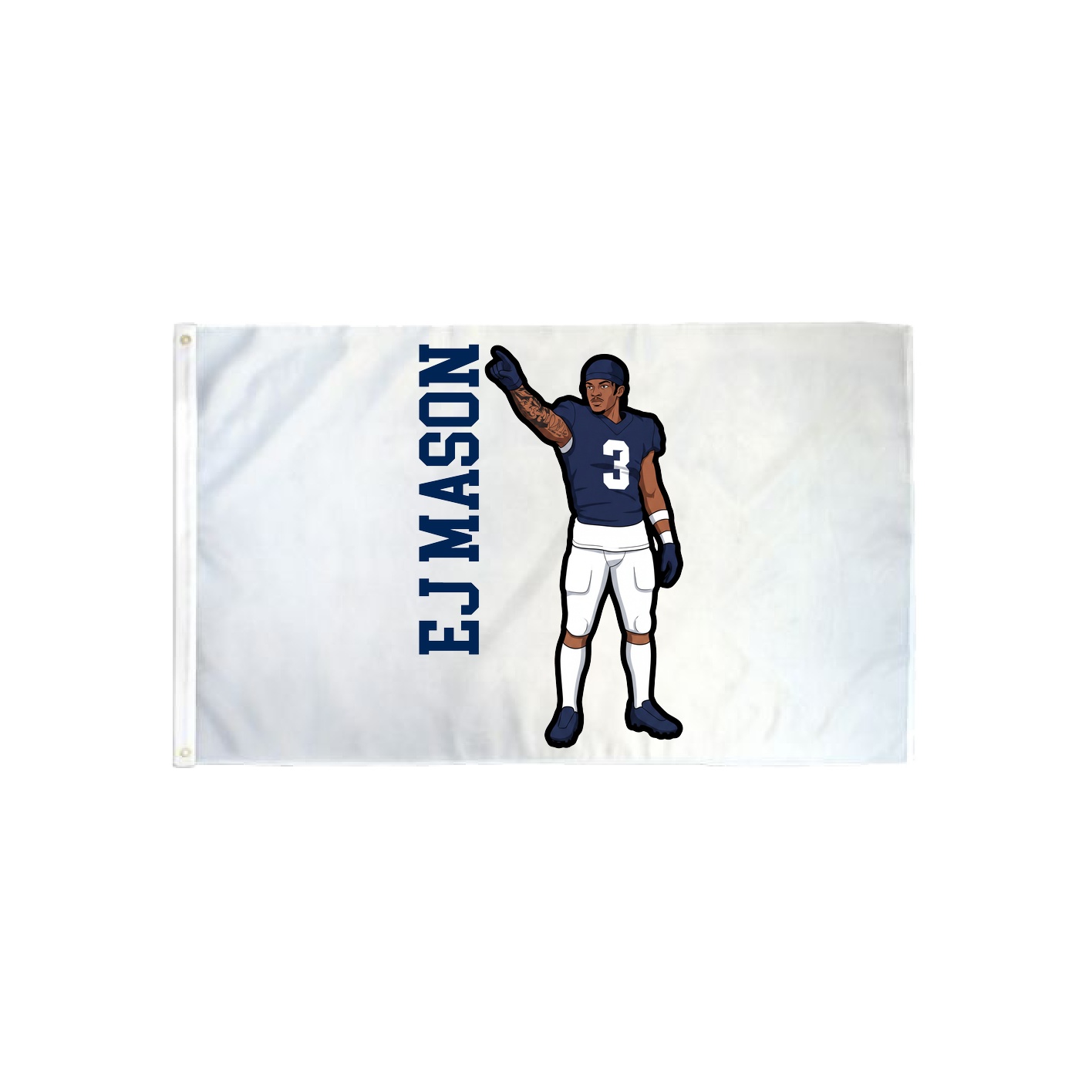 3x5 Flag — Name Vertical in Classic