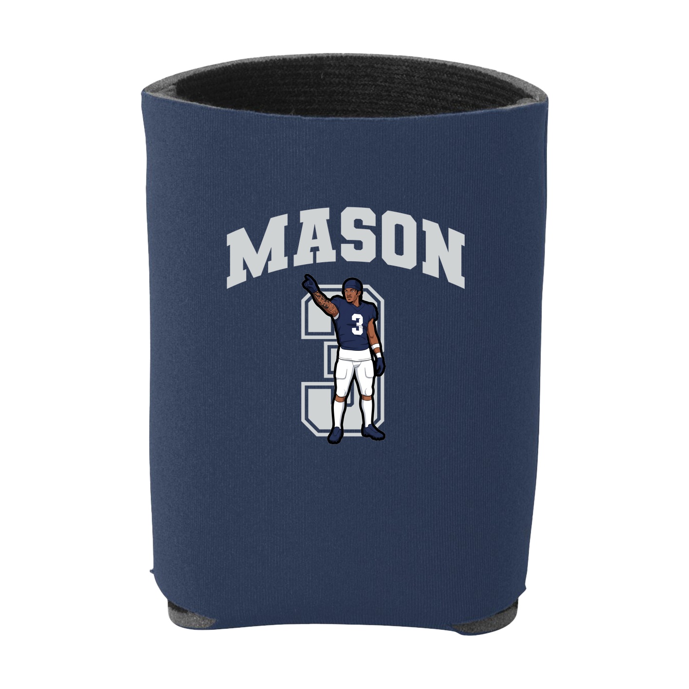 Can Holder — Number in Navy