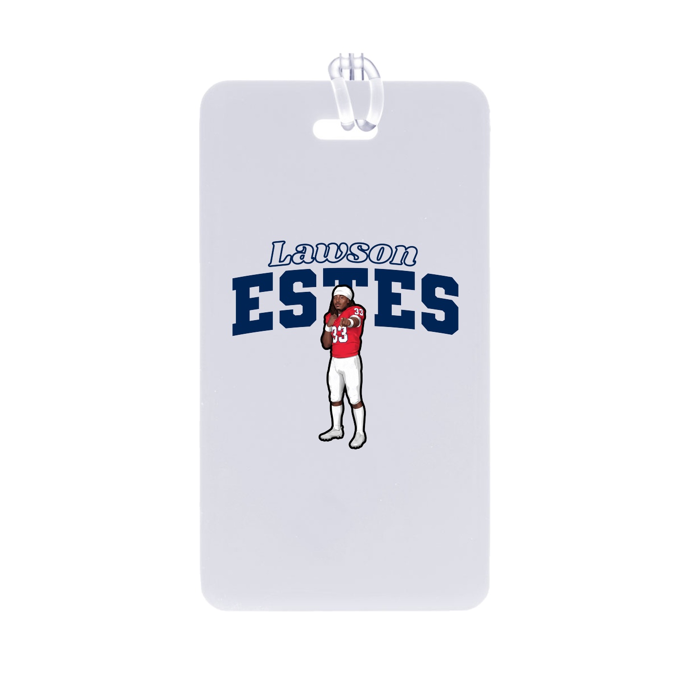Bag Tag — Name Arch in Classic