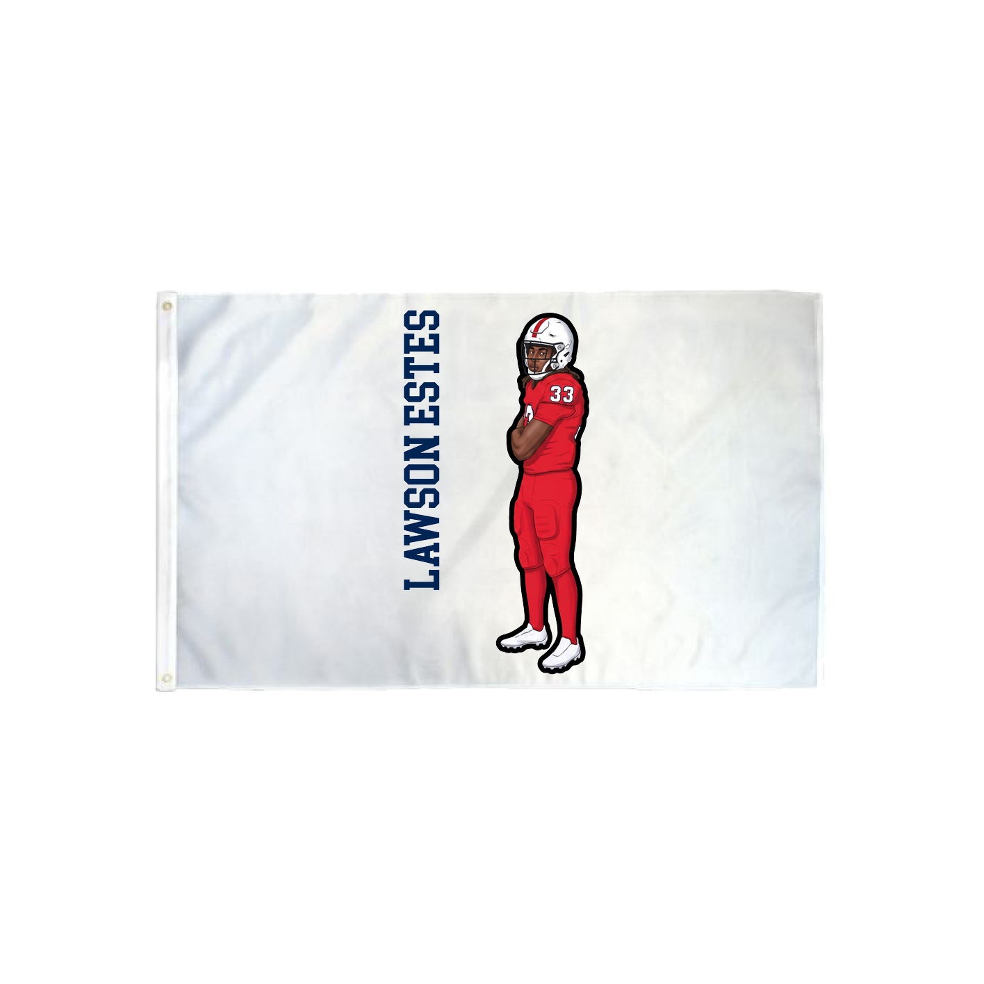3x5 Flag — Name Vertical in Classic