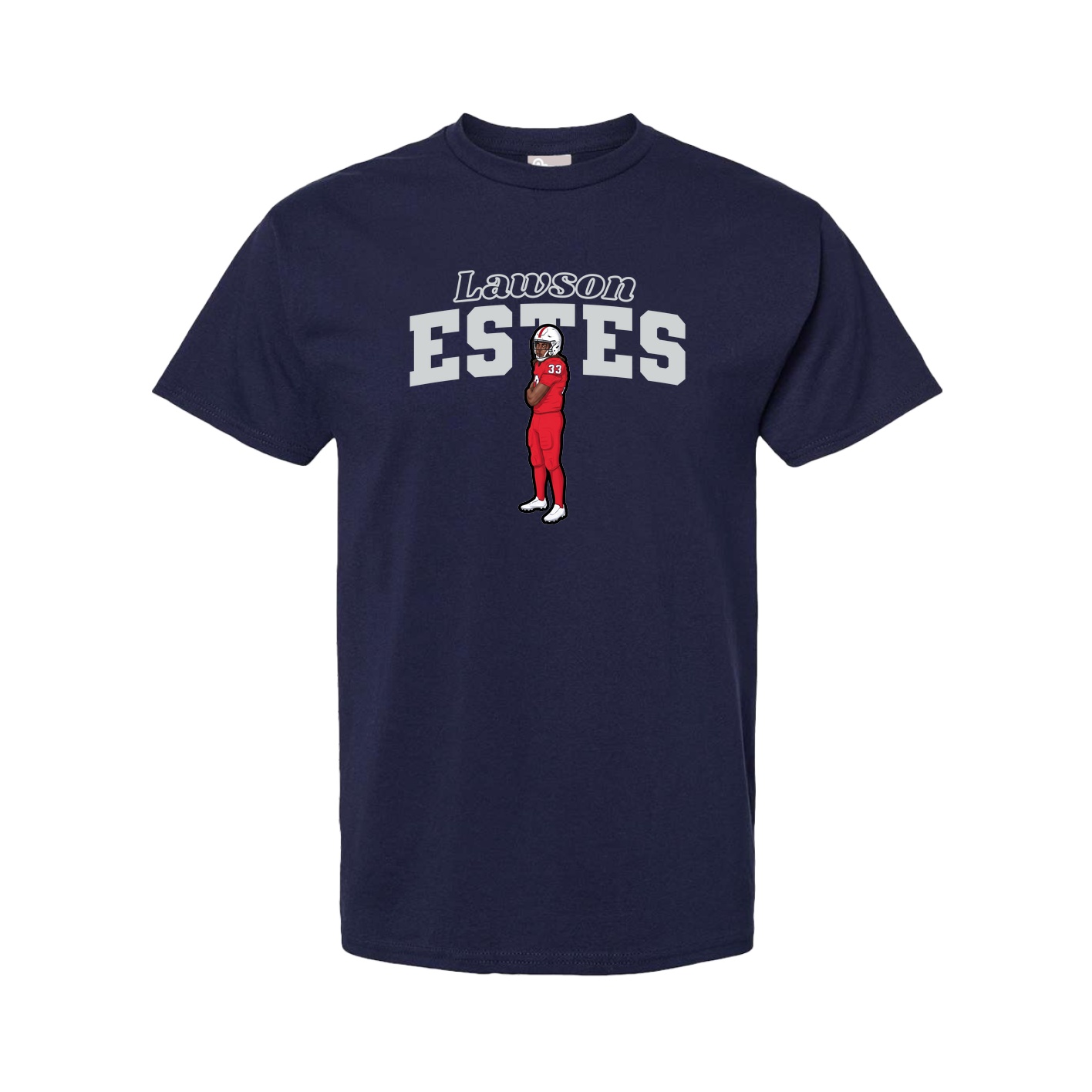 Tee — Name Arch in Navy