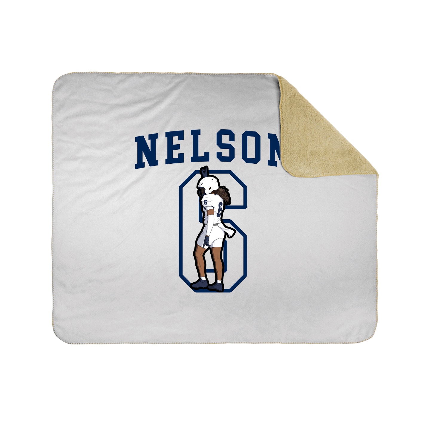 50x60 Sherpa Lined Throw Blanket