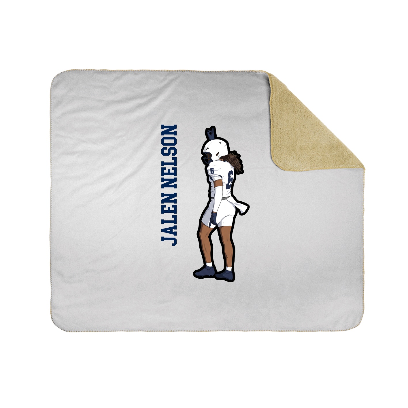 50x60 Sherpa Lined Throw Blanket