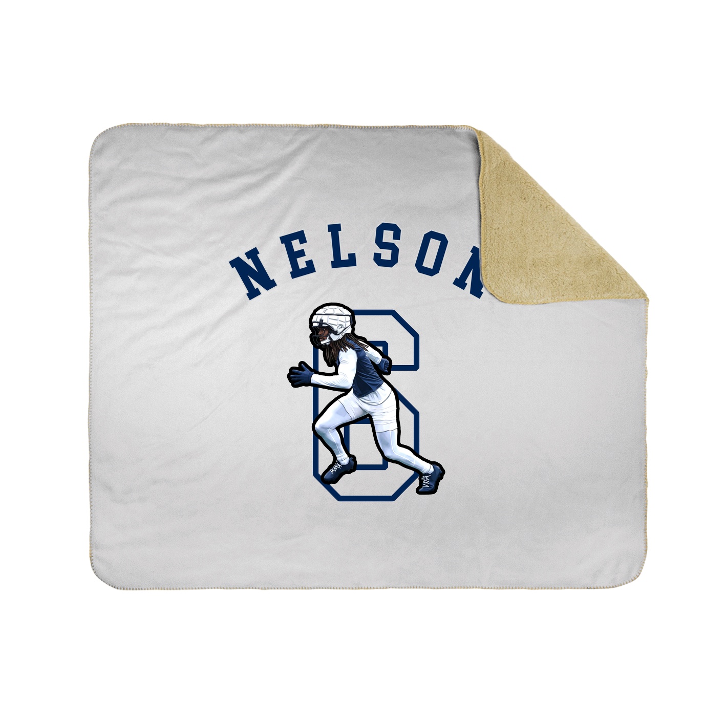 50x60 Sherpa Lined Throw Blanket