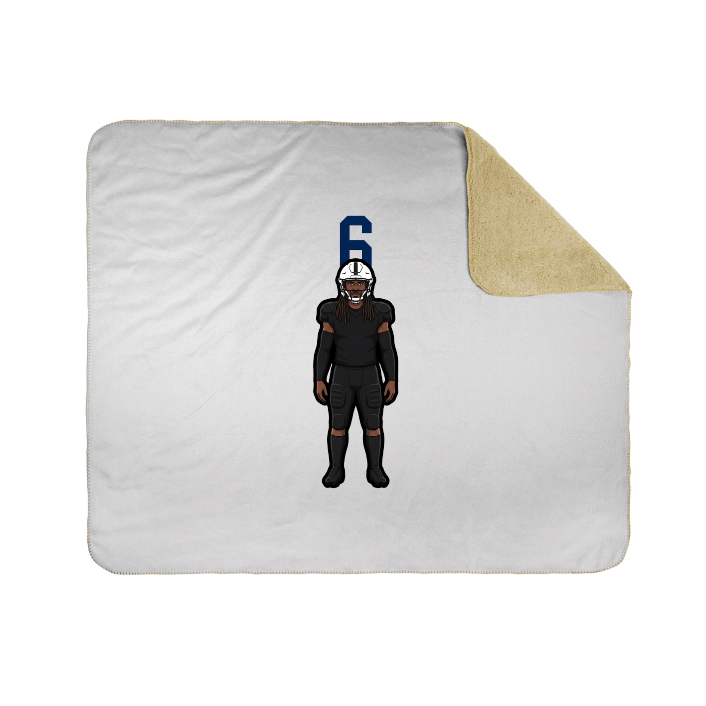 50x60 Sherpa Lined Throw Blanket