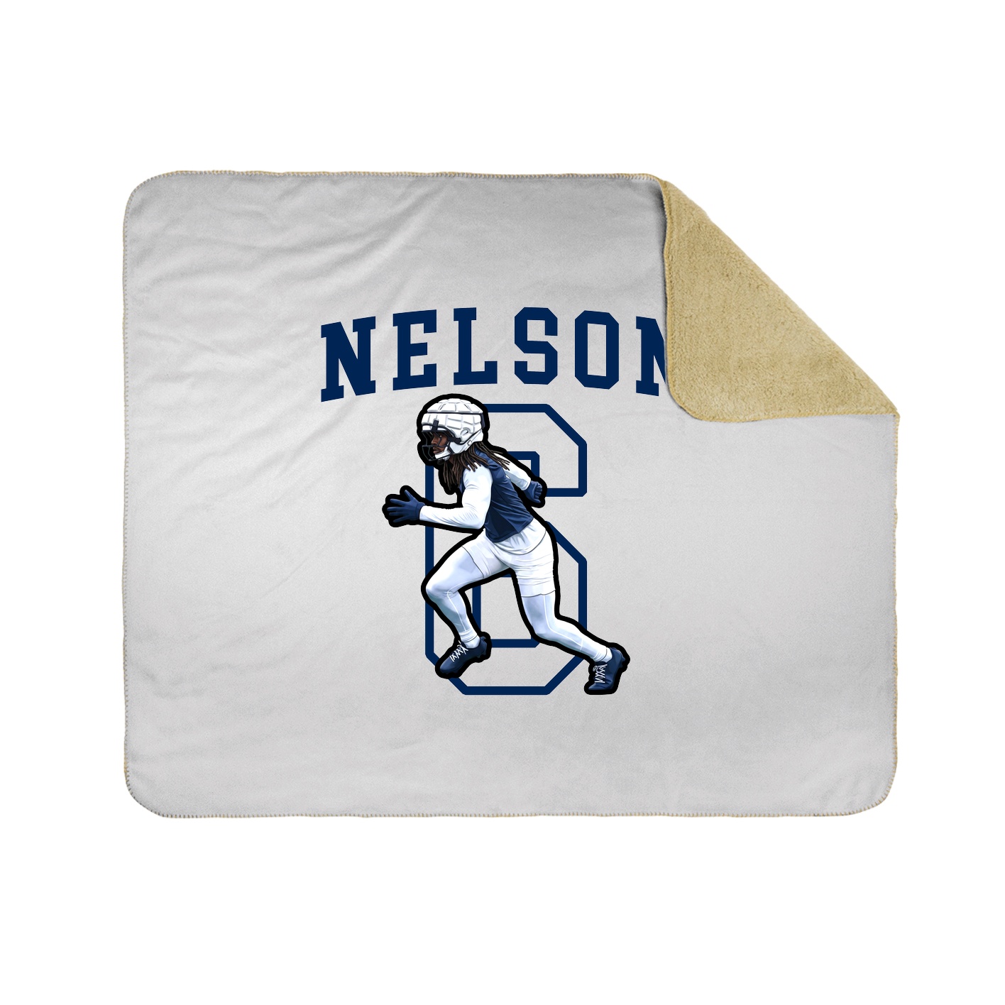 50x60 Sherpa Lined Throw Blanket