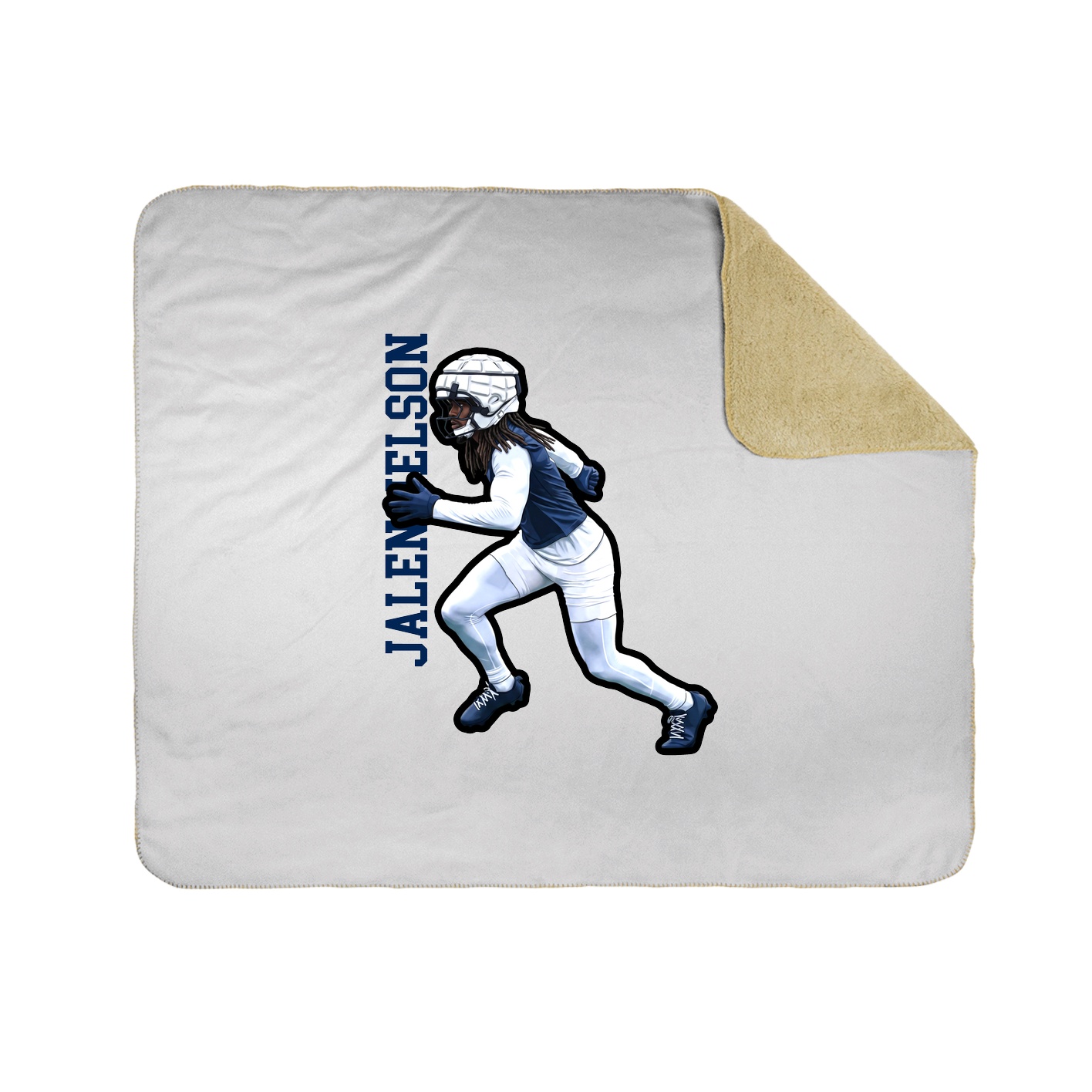 50x60 Sherpa Lined Throw Blanket