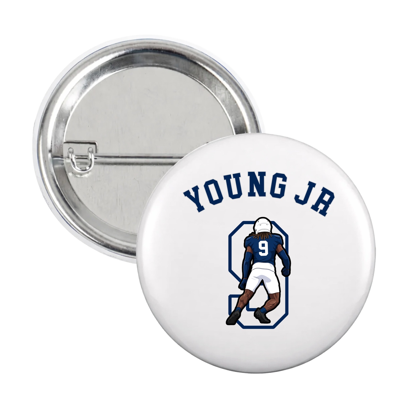Game Day Button — Shirsey Arch in White