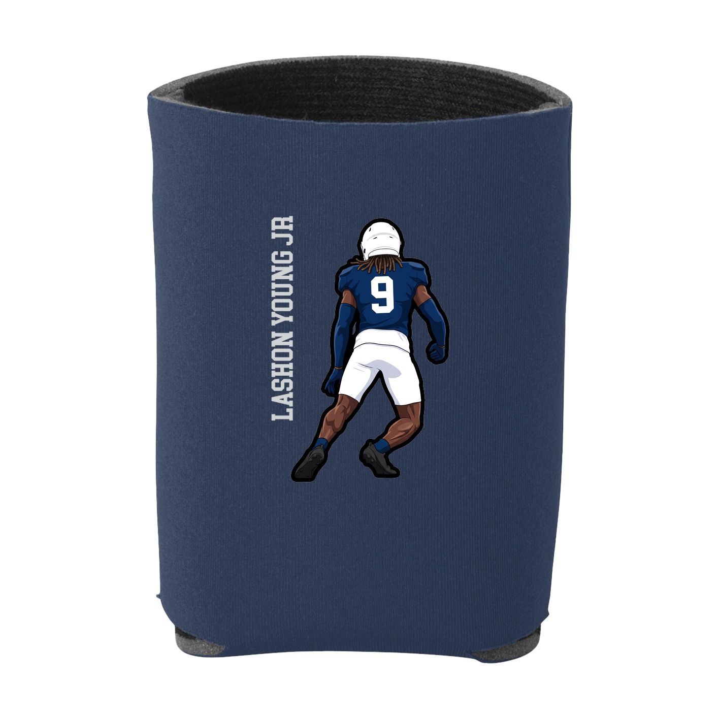 Can Holder — Name Vertical in Navy