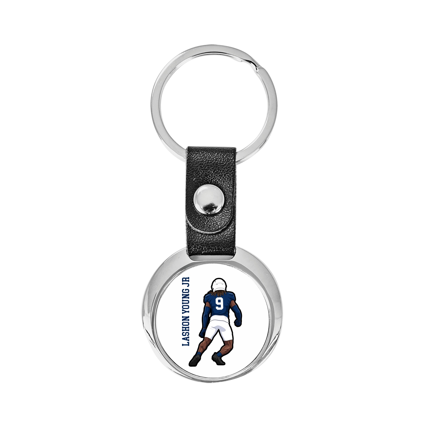 Key Chain — Name Vertical in Classic