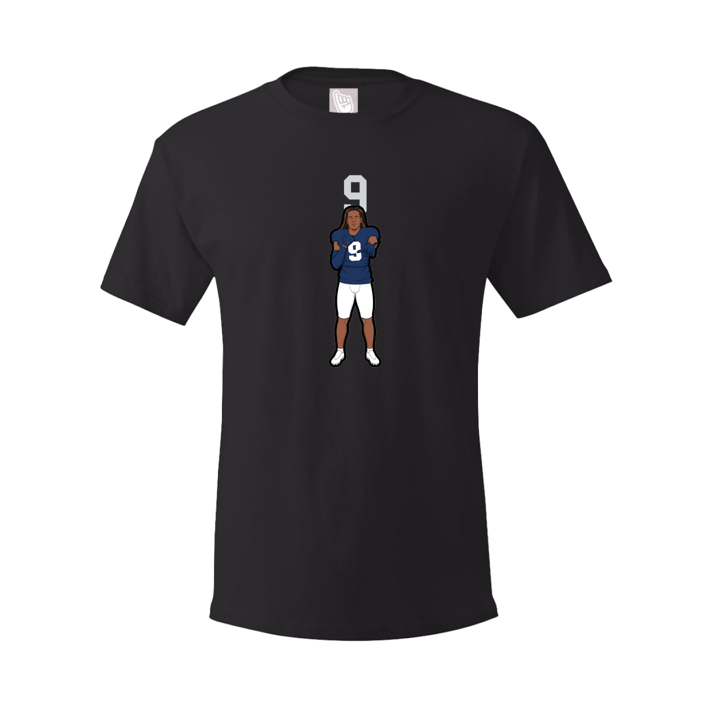 Tee — Number Top in Black