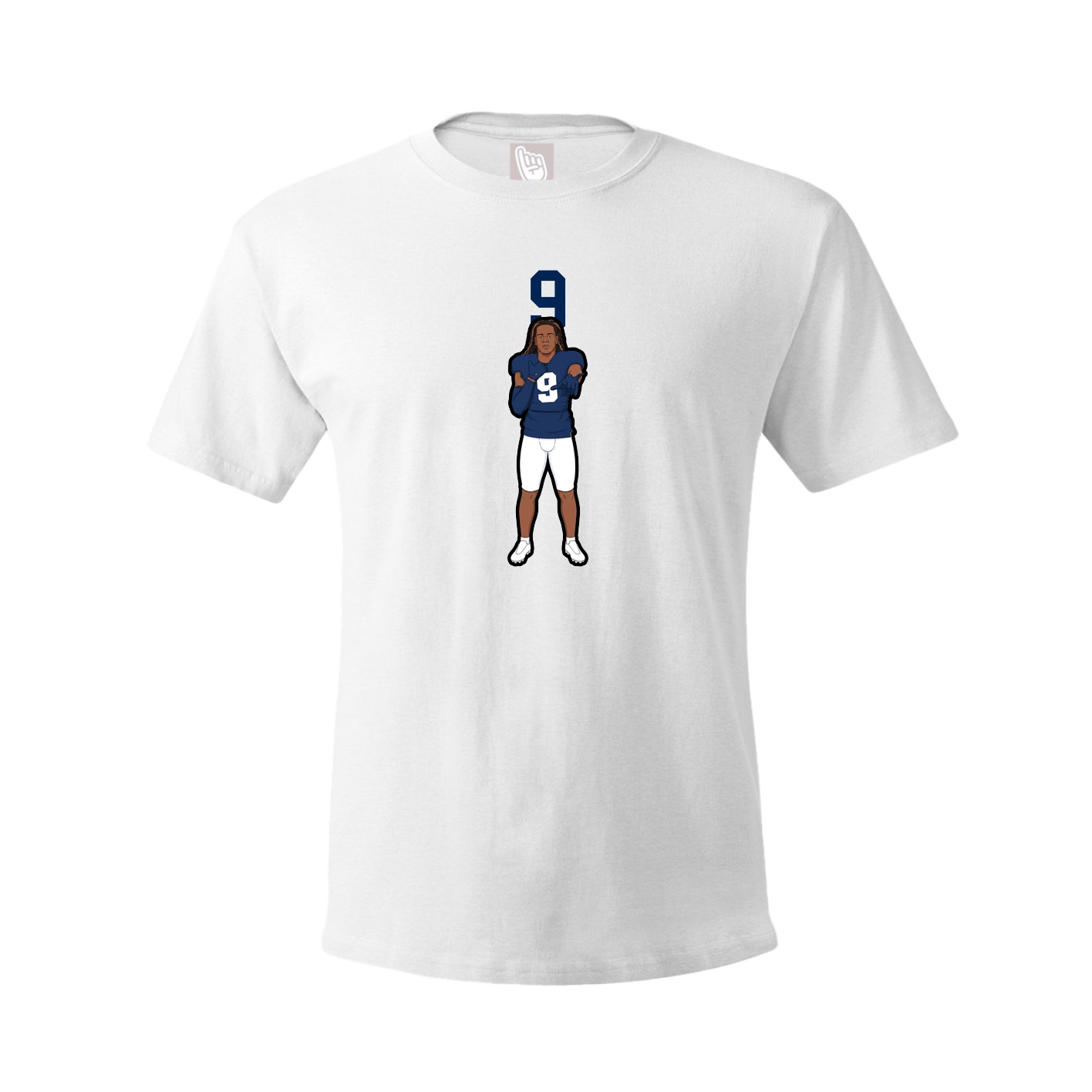 Tee — Number Top in White