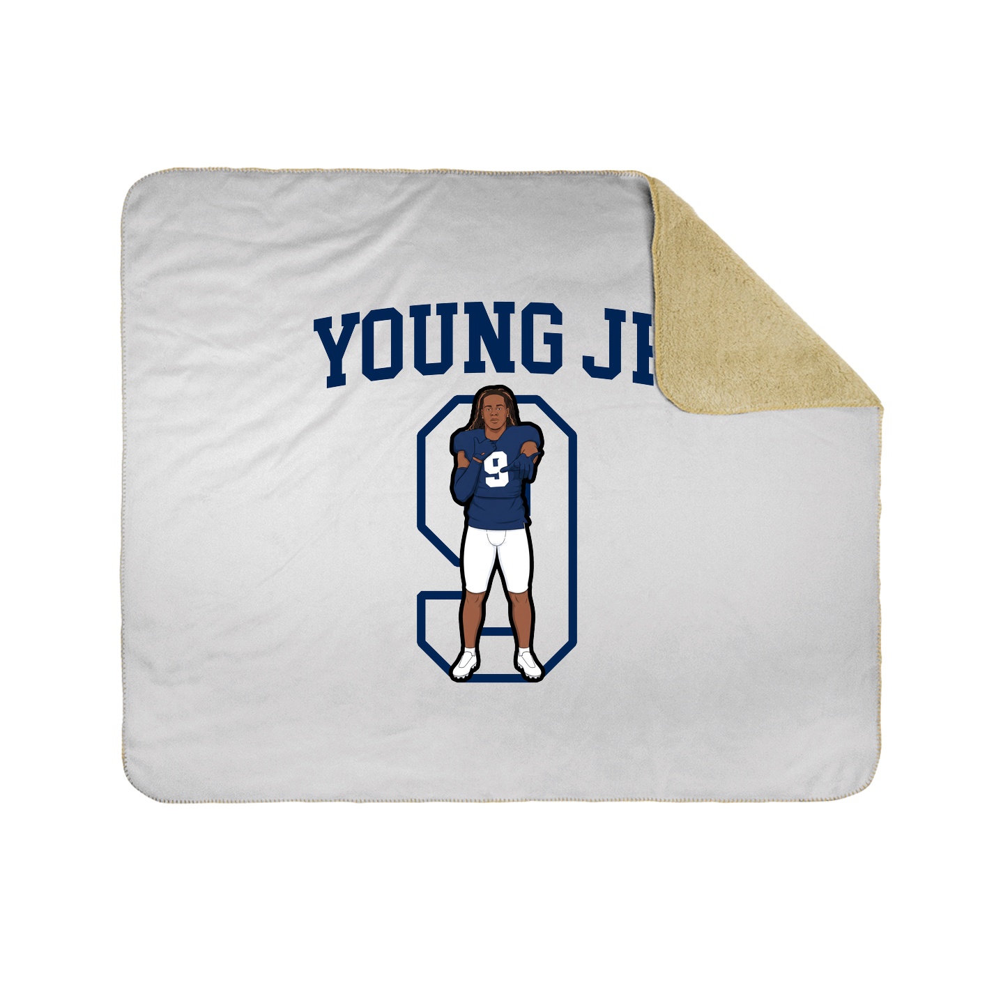 Throw Blanket — Shirsey in White
