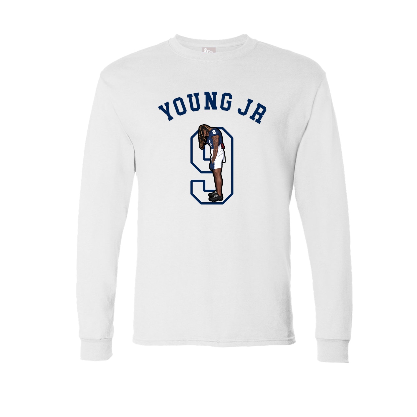 Long Sleeve Tee — Shirsey Arch in White