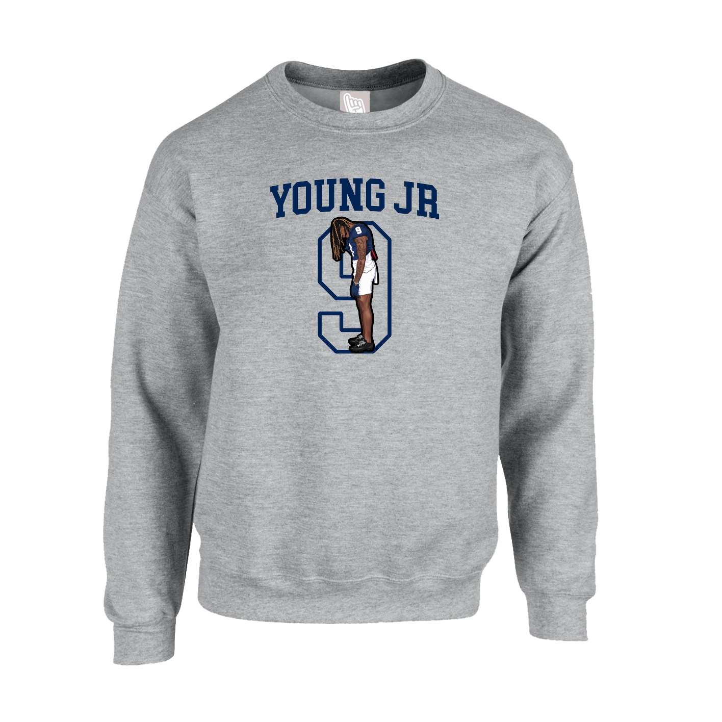 Fleece Crew — Shirsey in Grey