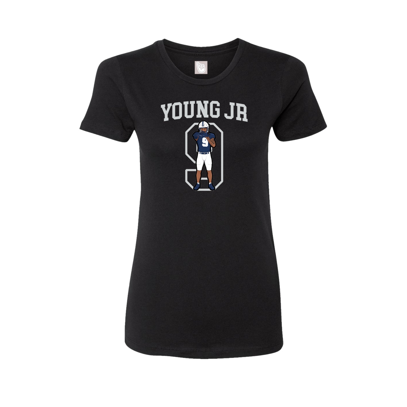 Fitted Women's Tee — Shirsey in Black