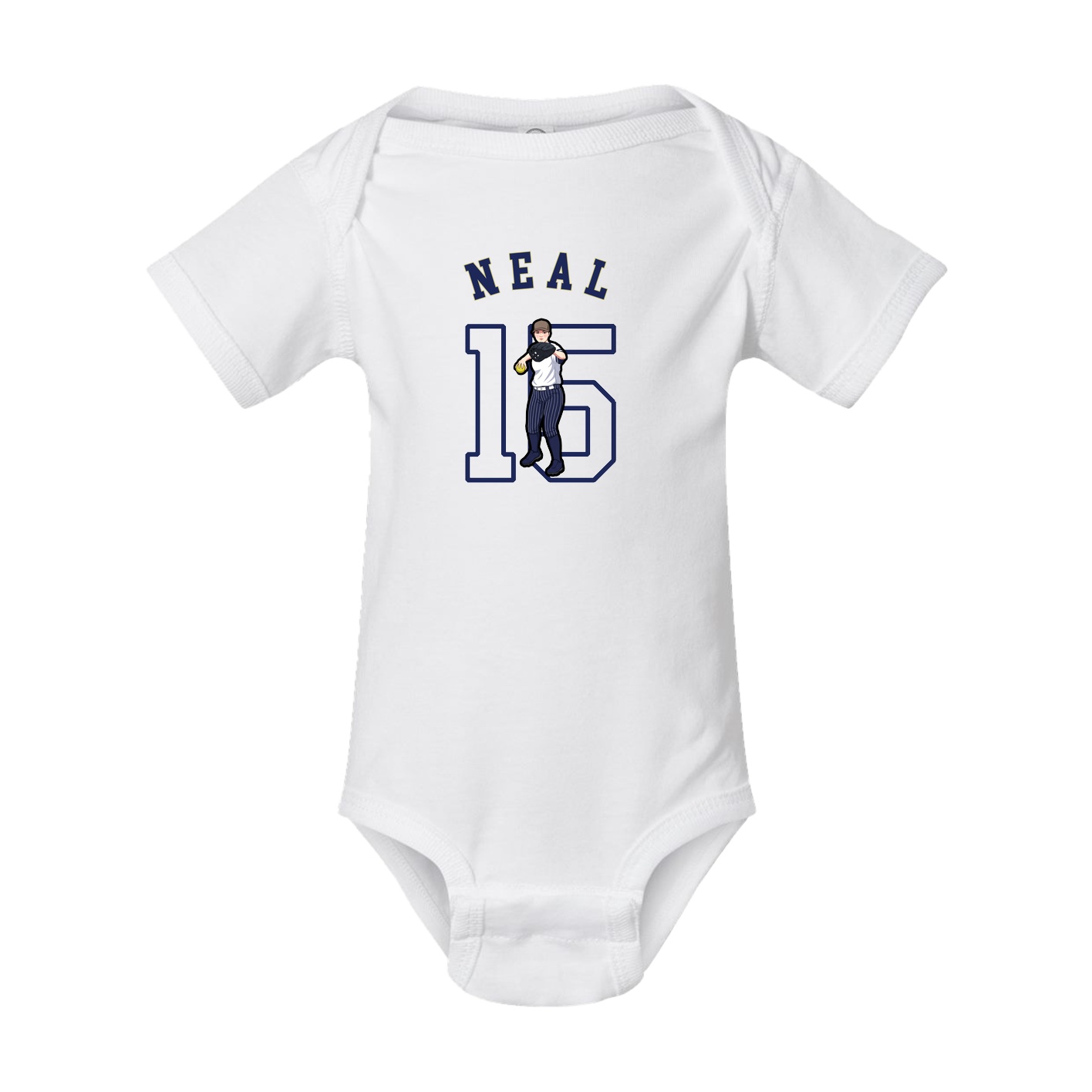 Baby Onesie — Shirsey Arch in White