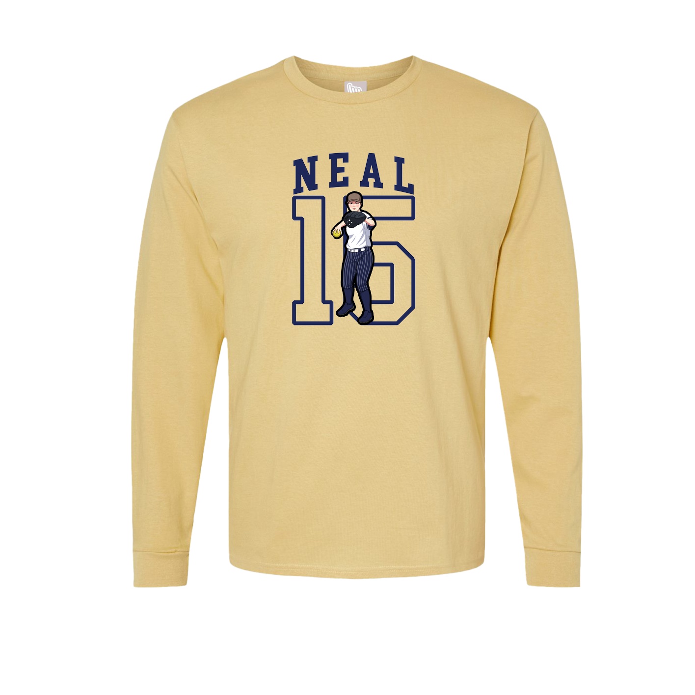 Long Sleeve Tee — Shirsey in Vegas Gold