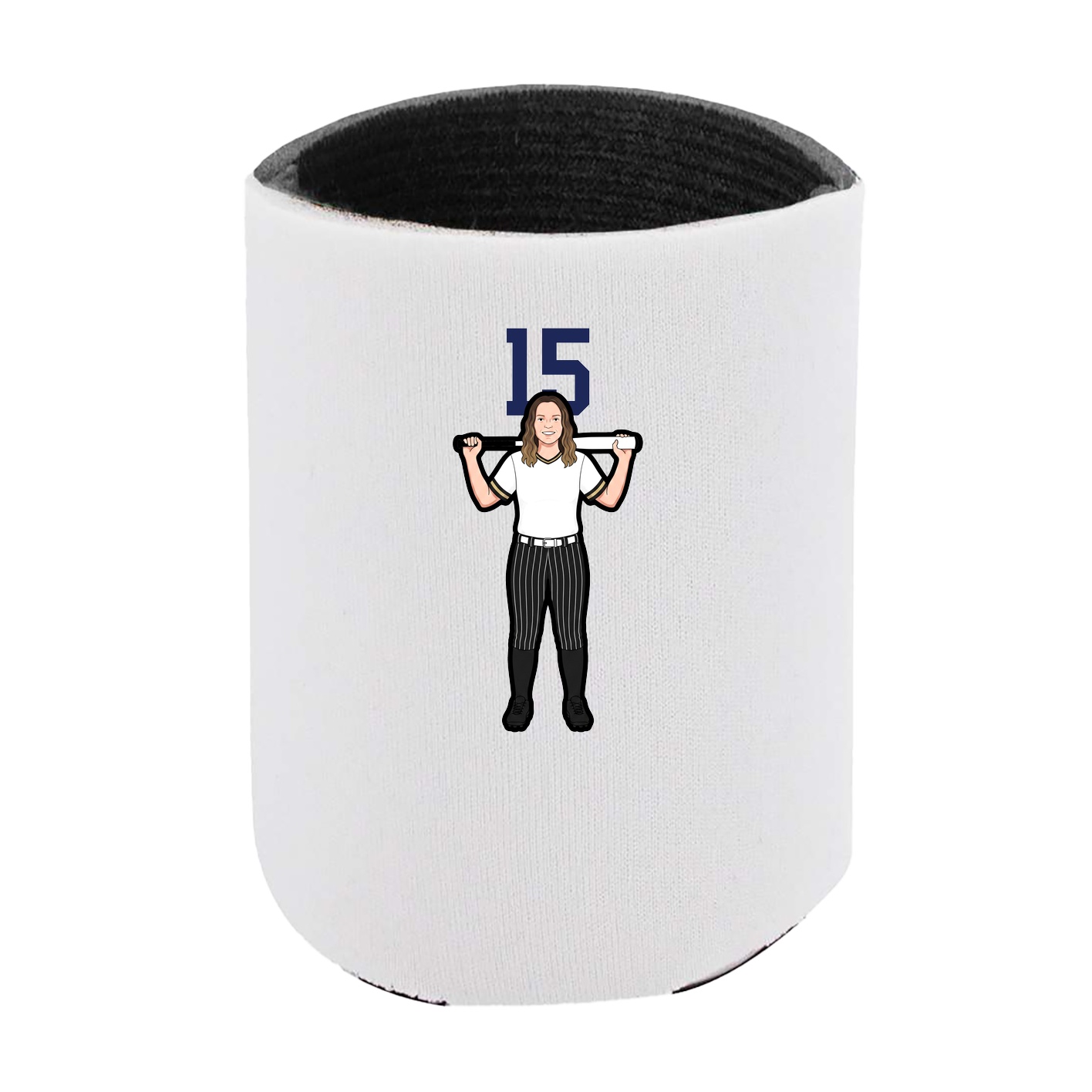 Can Holder — Number Top in White