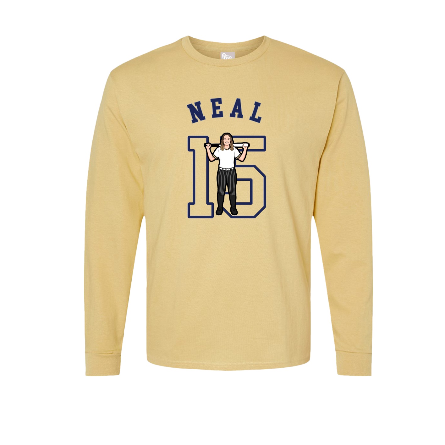 Long Sleeve Tee — Shirsey Arch in Vegas Gold