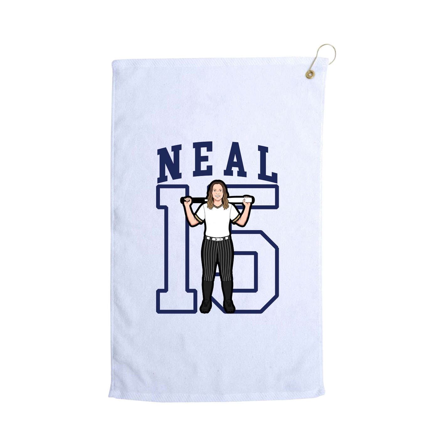 Golf Towel — Shirsey in White