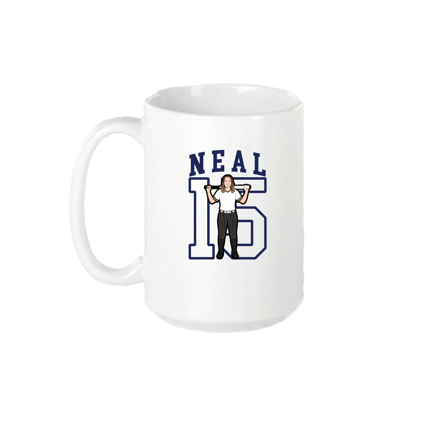 15oz Coffee Mug — Shirsey in White