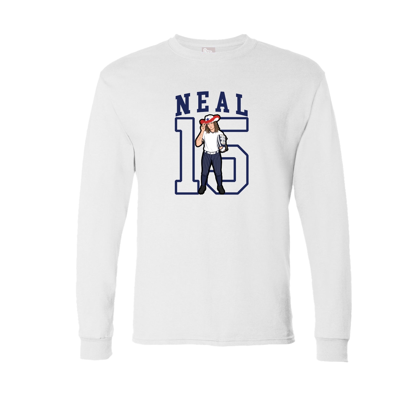 Long Sleeve Tee — Shirsey in White
