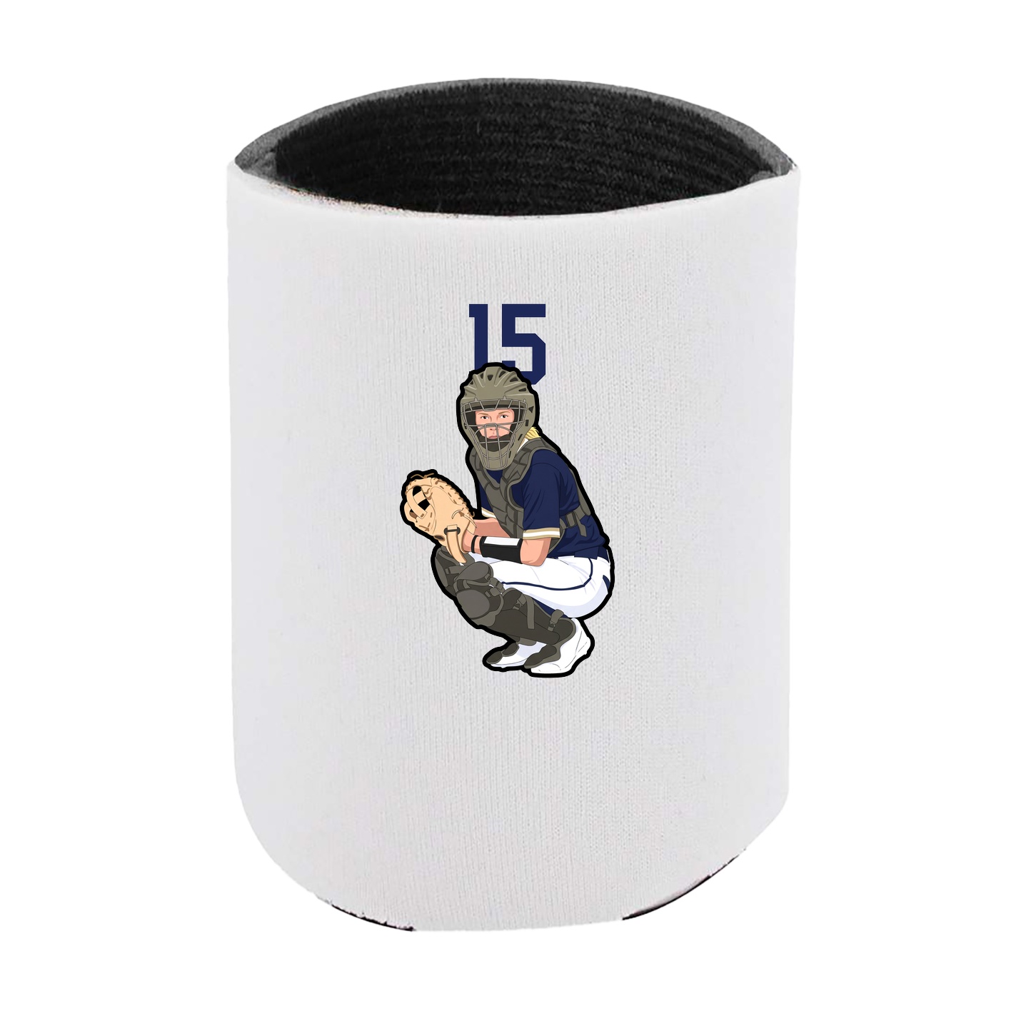 Can Holder — Number Top in White