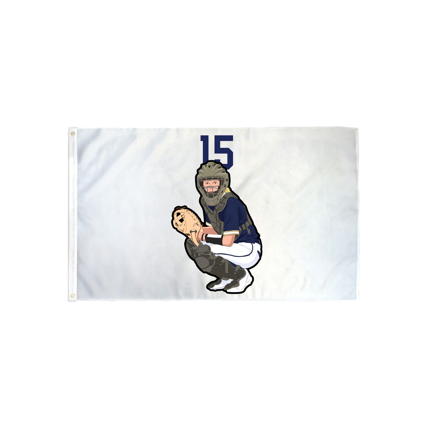 3x5 Flag — Number Top in Classic