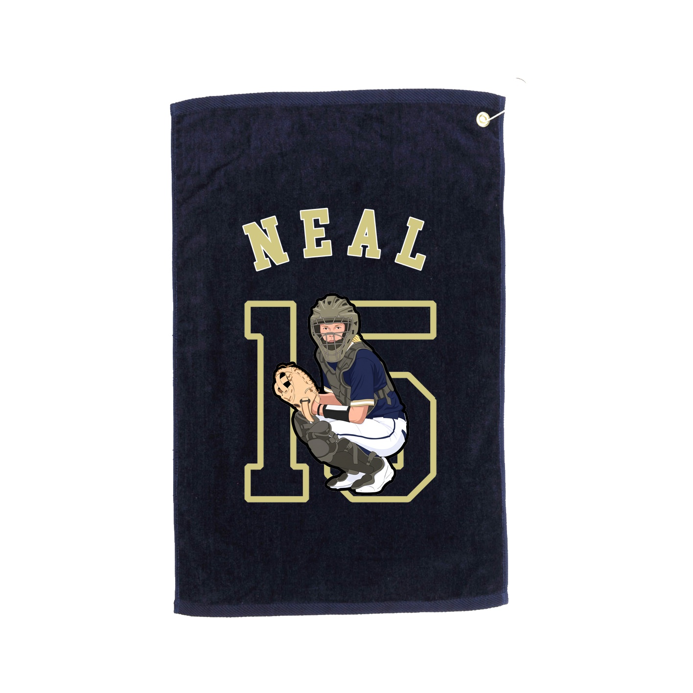 Golf Towel — Shirsey Arch in Navy