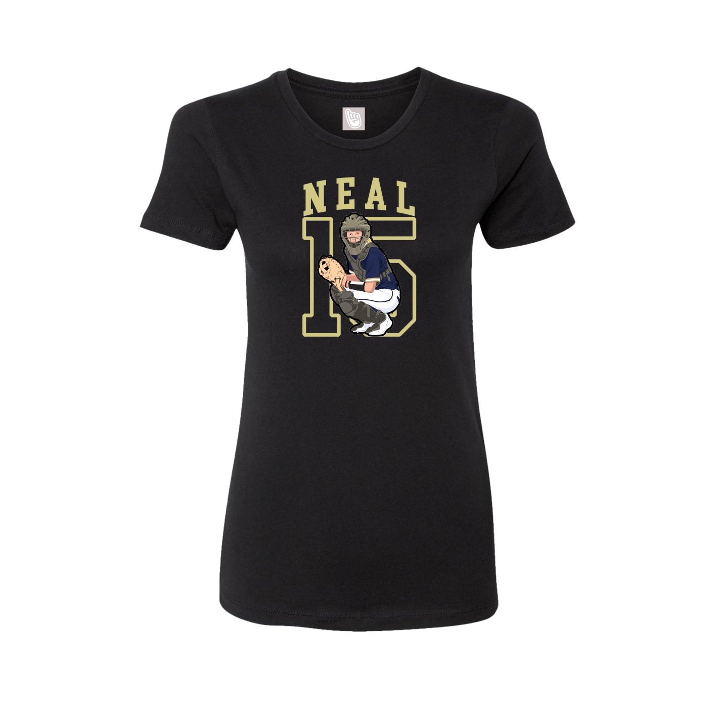 Fitted Women's Tee — Shirsey in Black