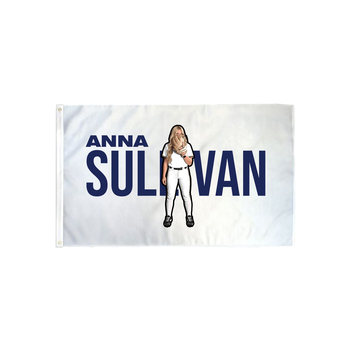 3x5 Flag — Player Name in Classic