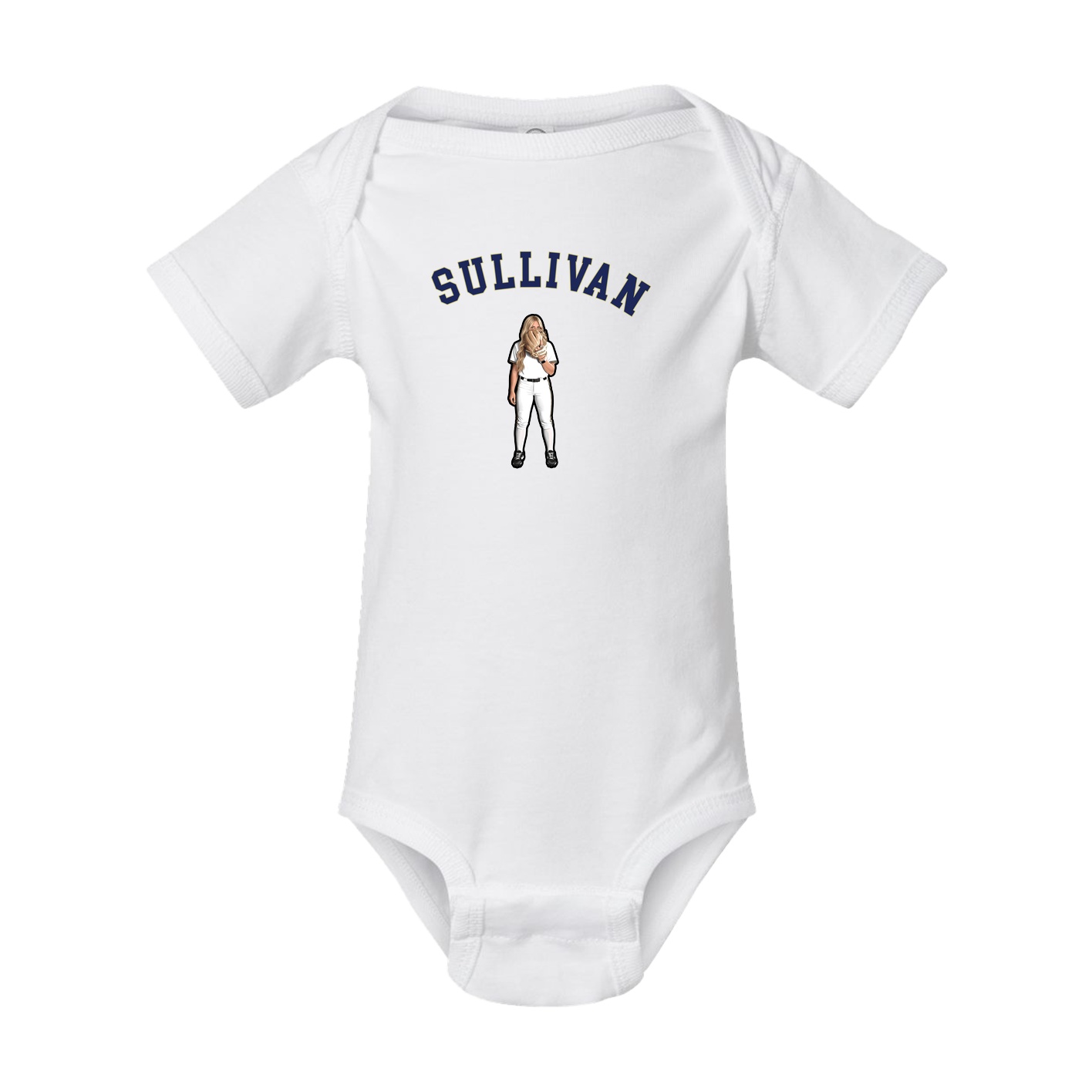Baby Onesie — Shirsey Arch in White