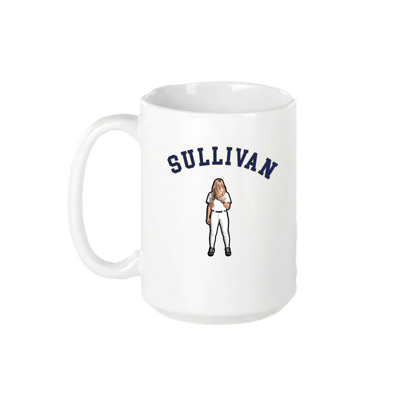 15oz Coffee Mug — Shirsey Arch in White