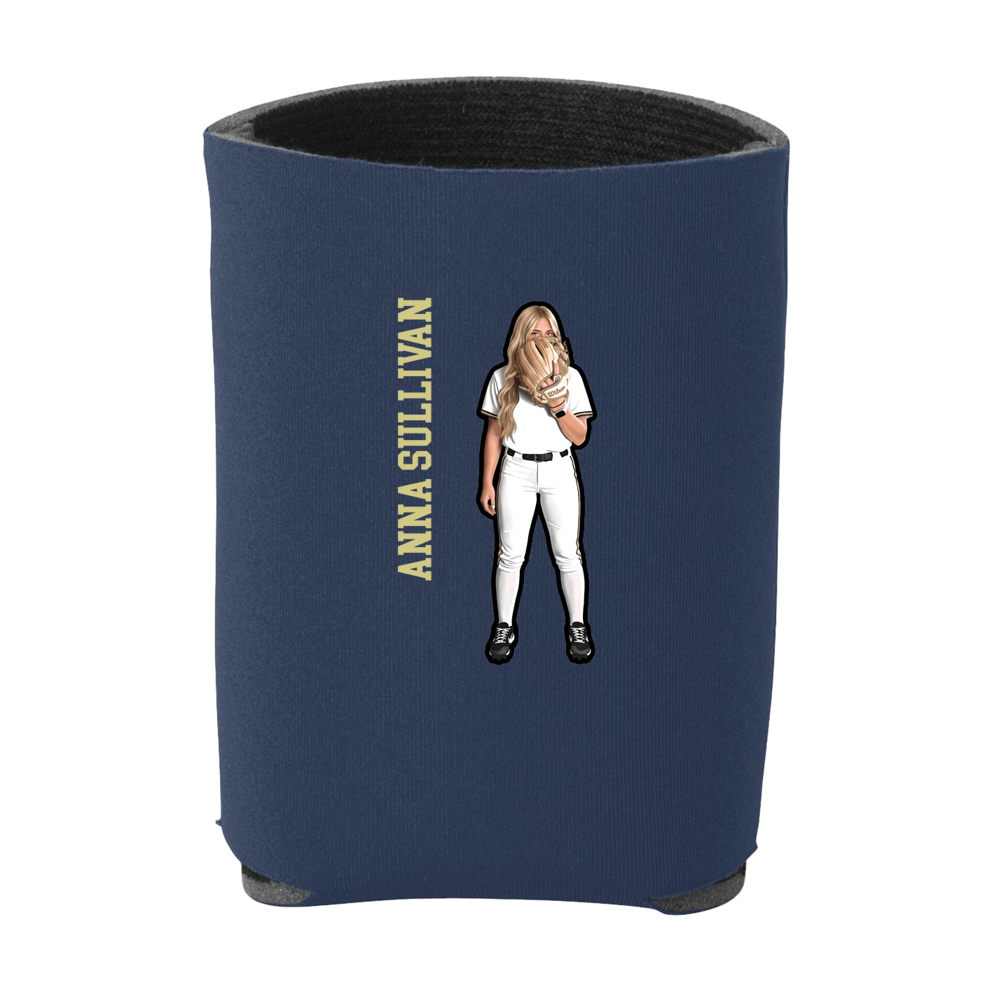 Can Holder — Name Vertical in Navy